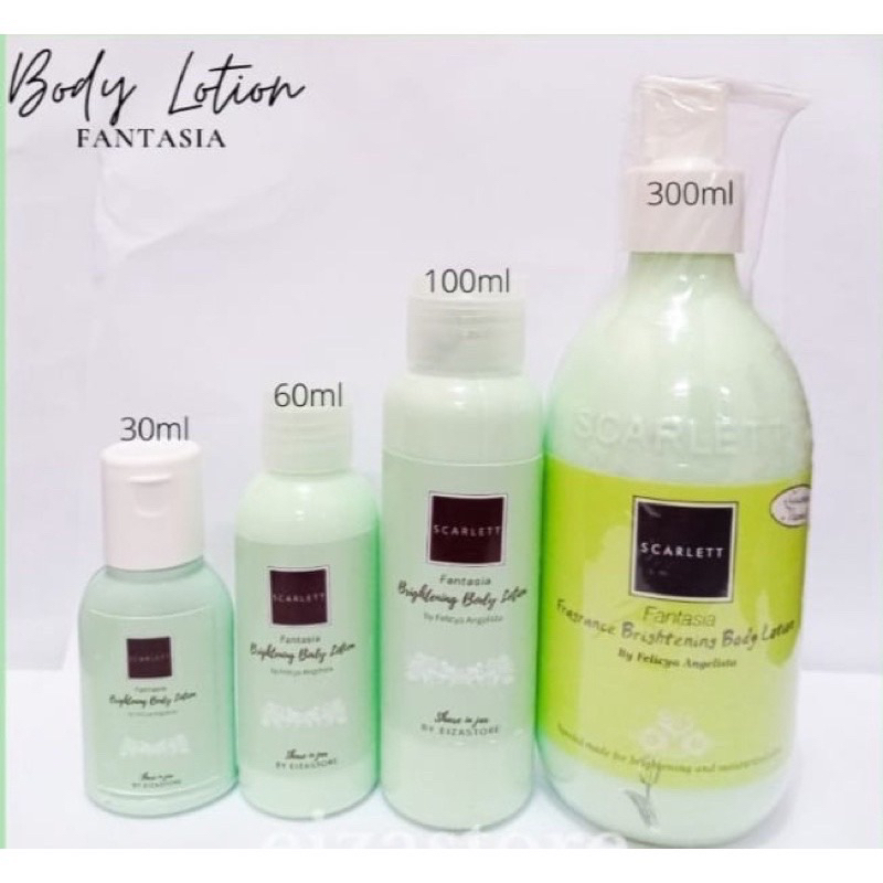 Scarlett Mini Body Lotion 30ml 60ml | Scarlet Tester | Skarlett kecil imut menggemaskan-Fantasia