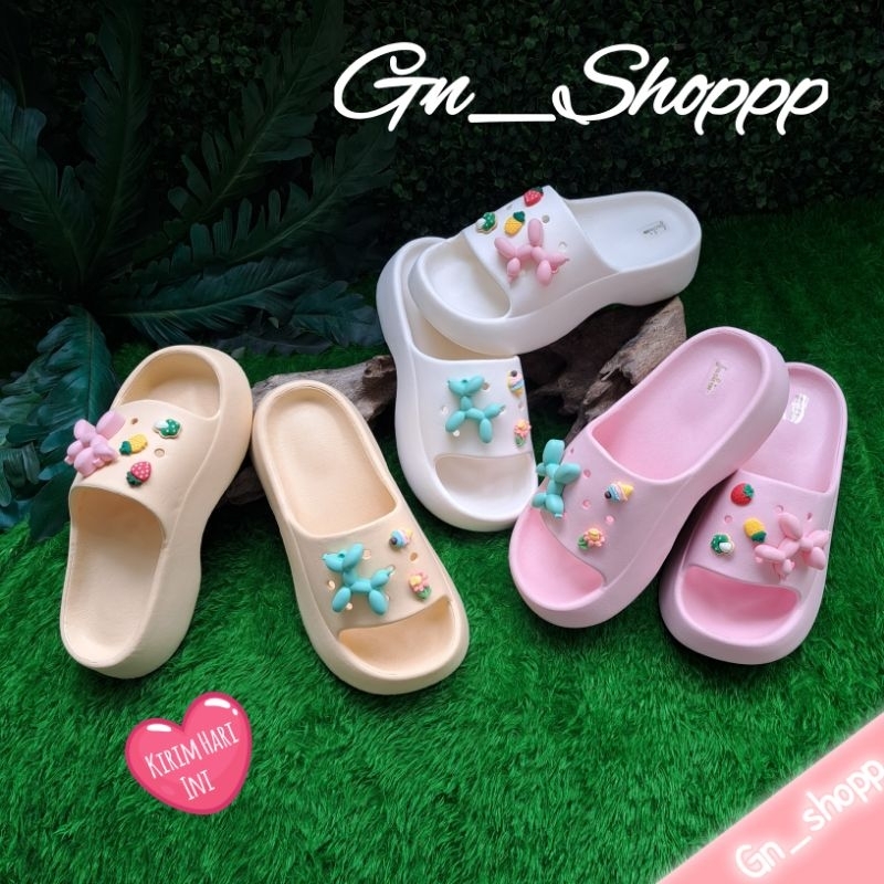 Sandal Wanita FUJI Jibitz Lucu Terlaris FUSHIN BALON 2022