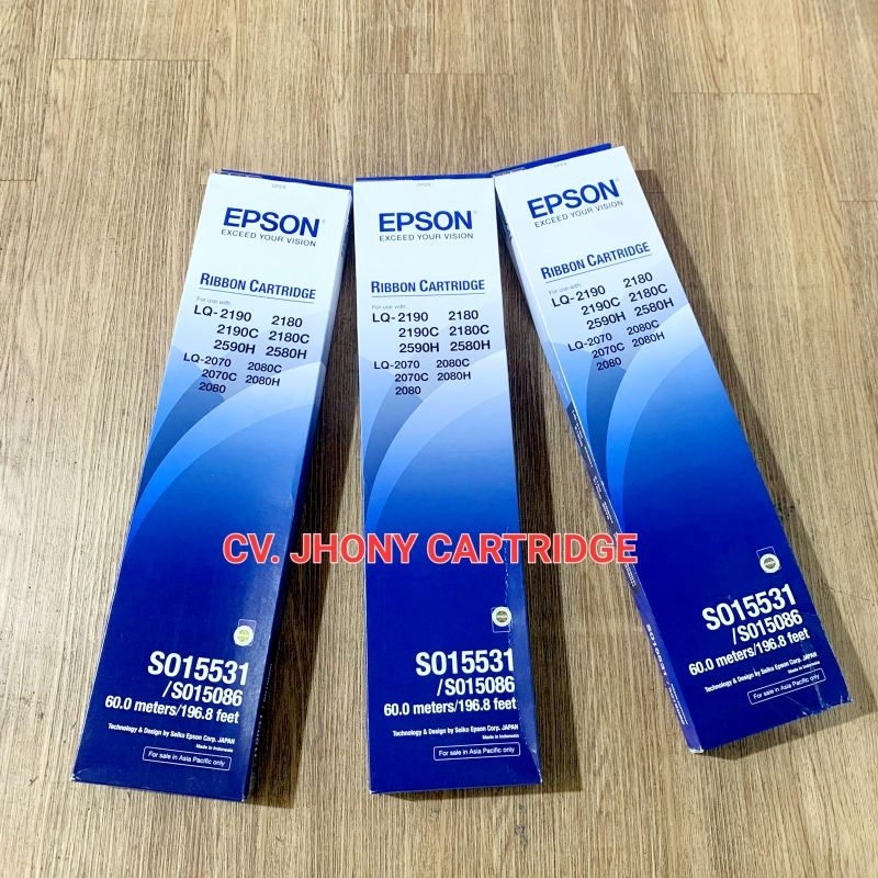 Epson Ribbon Cartridge Pita LQ2190 LQ2180 LQ 2190 2180 Original Genuine Epson