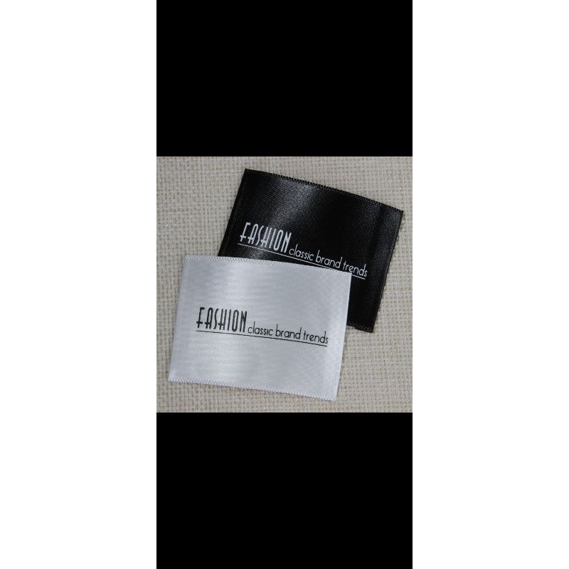 label baju/tag wash satin premium