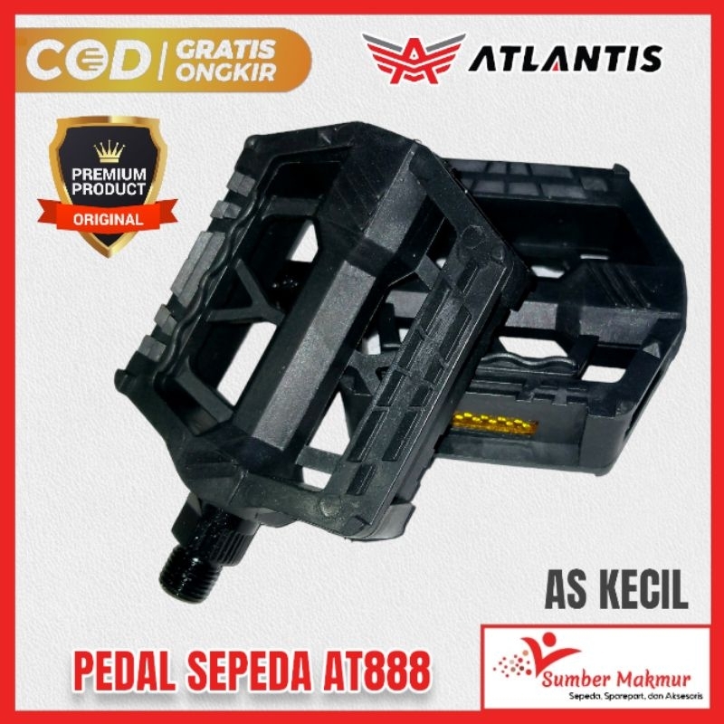 Pedal Ontelan As Kecil 1/2 Sepeda BMX 20 Inch Plastik Super Tebal Tidak Mudah Pecah Atlantis 888