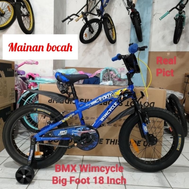 Sepeda Anak BMX Bigfoot Wimcycle 18inch Sepeda Bigfoot