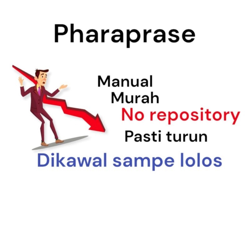 Parafrase Manual Penurunan Plagiasi