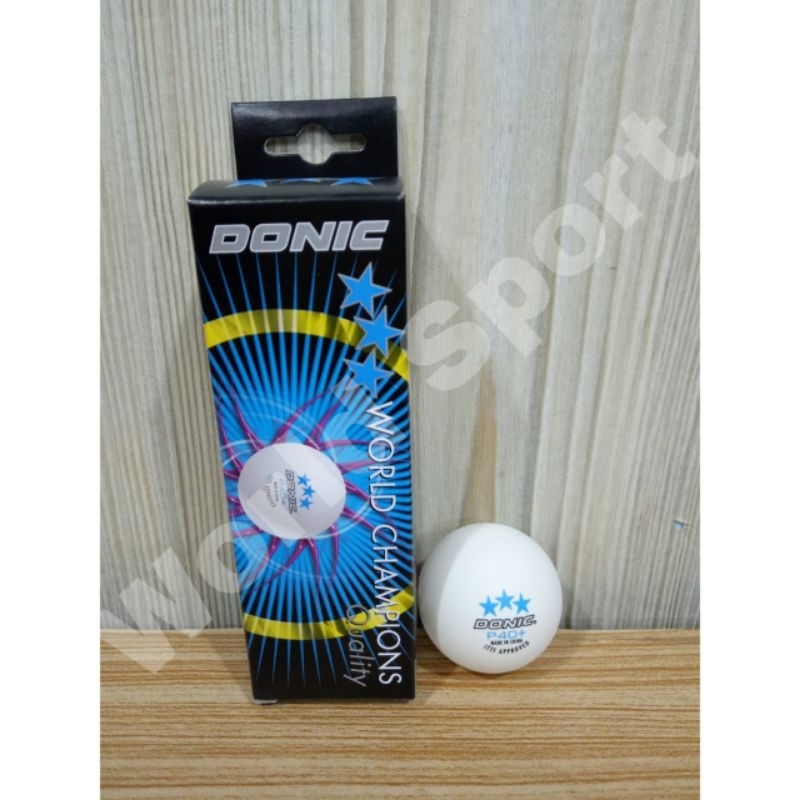 Bola Pingpong - Bola Tenis Meja - Bola Pingpong DONIC Isi 3 Original