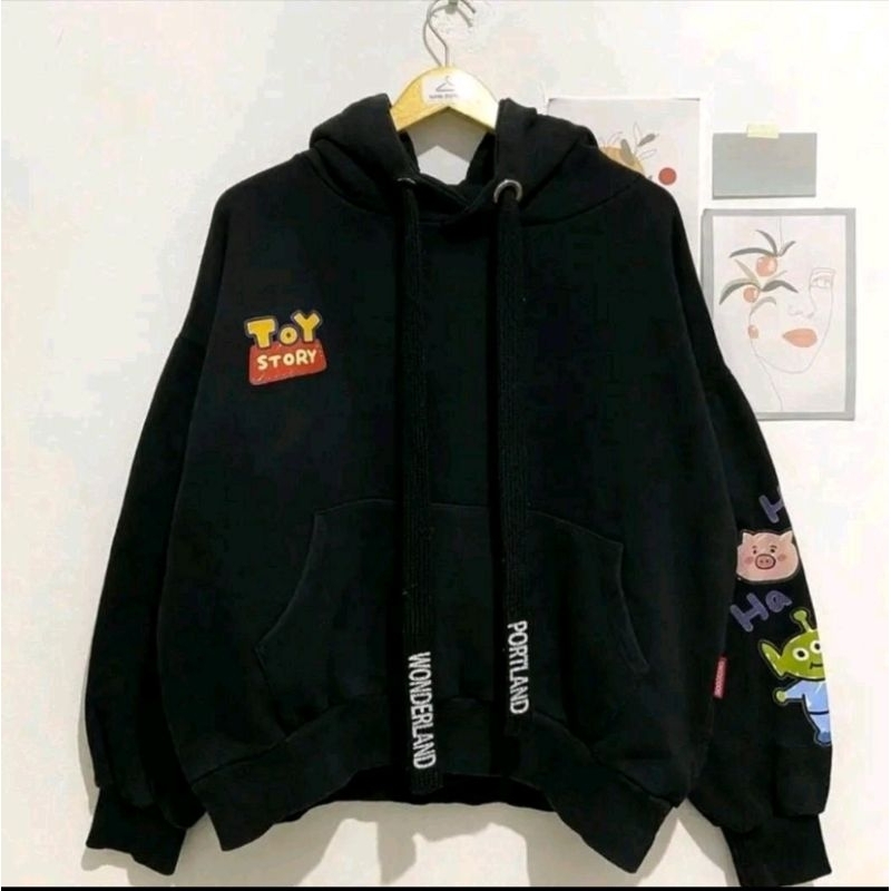 ALU • WONDERLAND TOYSTORY SWEATER HOODIE UNISEX COUPLE