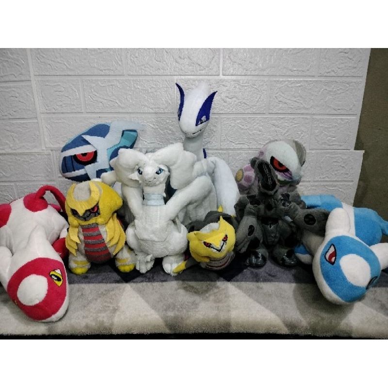 Boneka Latias Latios Reshiram Zekrom Lugia Dialga Palkia Giratina