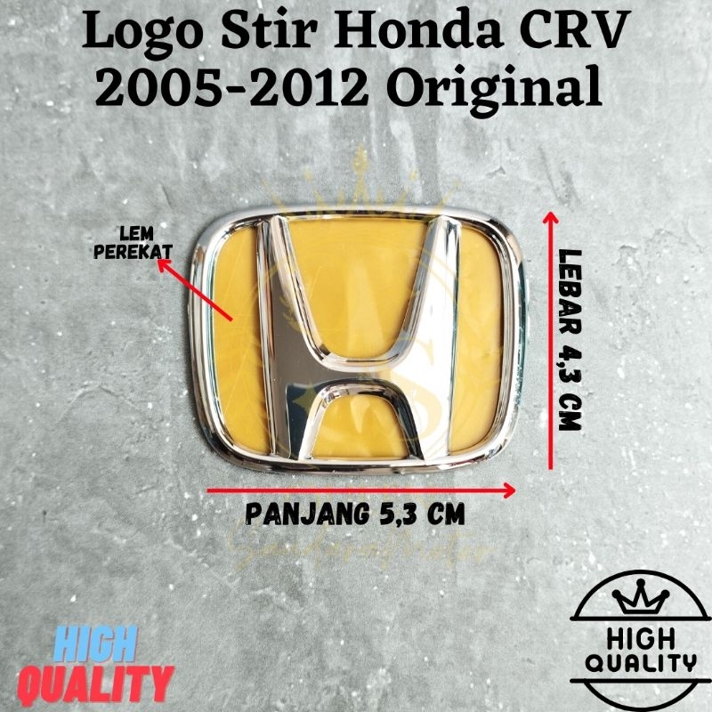 Logo Stir Honda CRV 2005-2012 Original