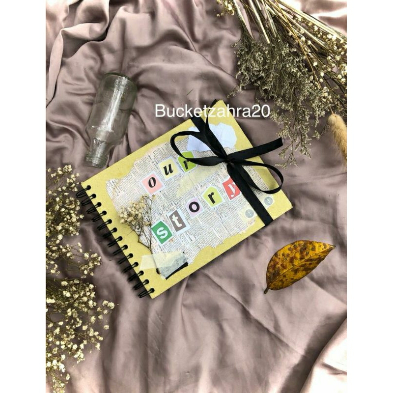 SCRAPBOOK AESTHETIC CUSTOM KADO ULANG TAHUN KADO ANNIVERSARY KEJUTAN MEMORY KENANGAN KADO COWOK KADO