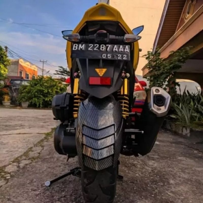 MUDGUARD SHARK POWER,VND,RACING SPAKBOR BELAKANG AEROX155 OLD NEW PNP