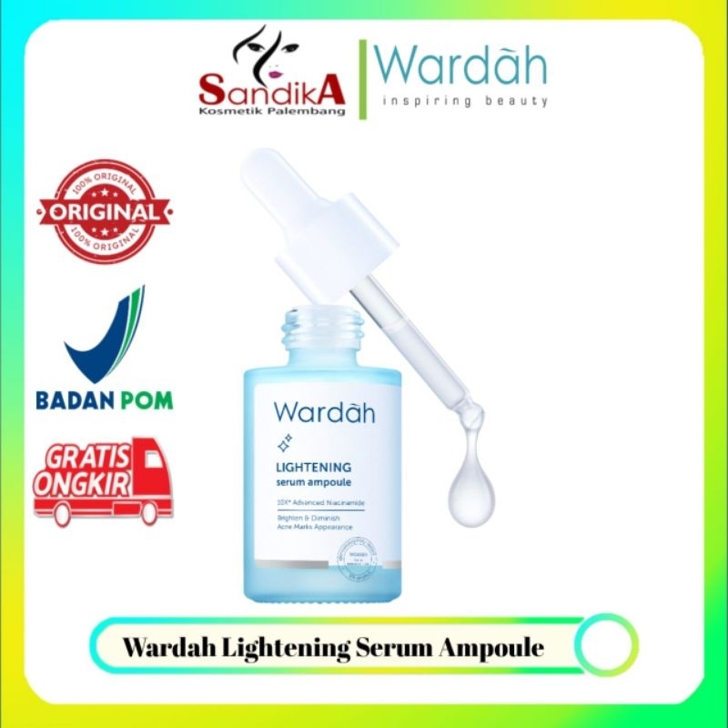 Wardah Lightening Facial Serum 30 ml/Serum Wardah/Serum Wajah Wardah