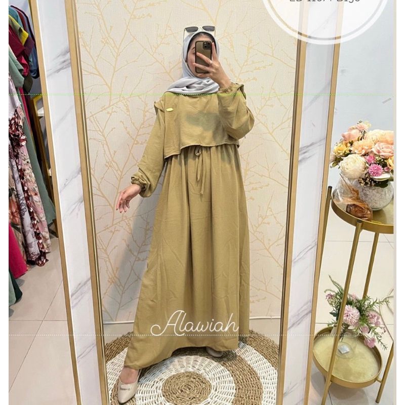 GAMIS DRESS TREND TERBARU/ SABBINA GAMIS DRESS/GAMIS REMAJA PEREMPUAN KEKINIAN/GAMIS DRESS GLENCA MA
