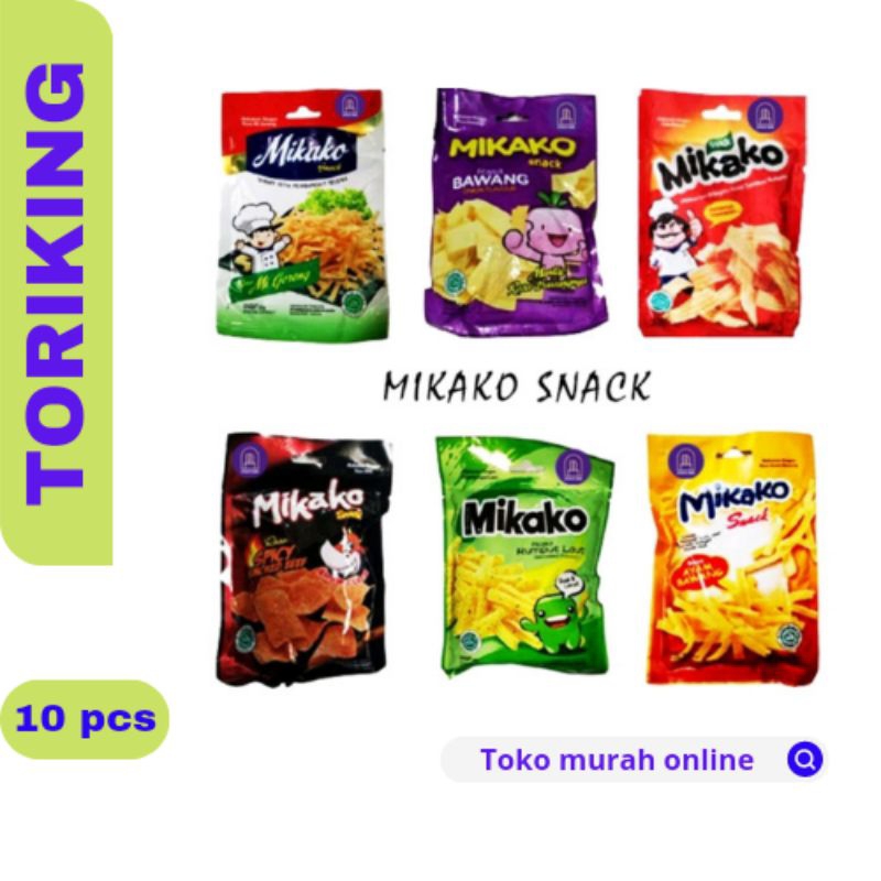 

MIKAKO SNACK - 1Pak isi 10pcs @18gram