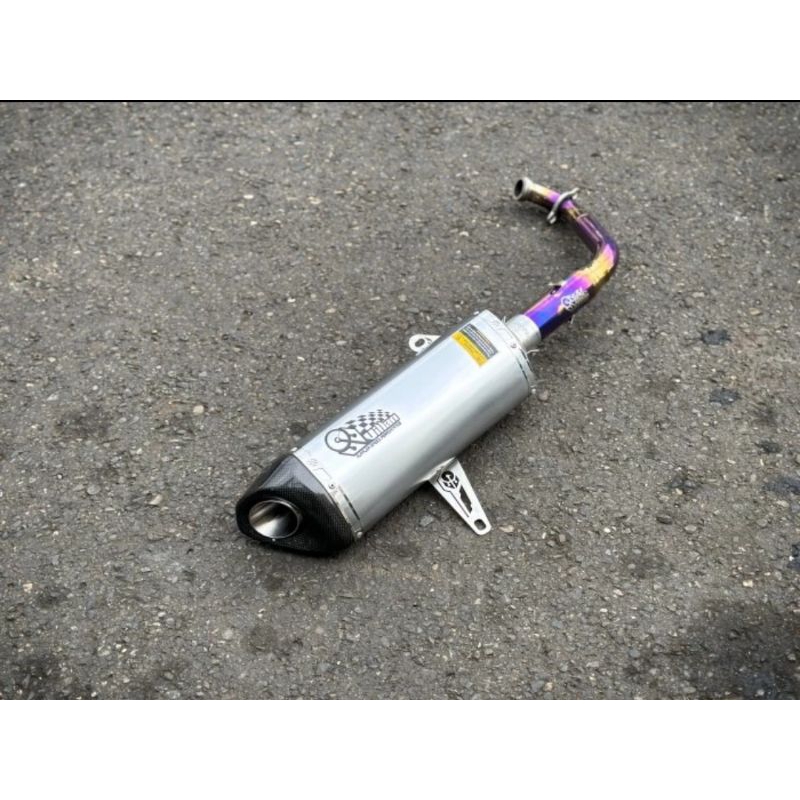 KNLAPOT VILLAN TYPE MV1 SILVER HEADER BLUE PURPLE XMAX OLD AND NEW