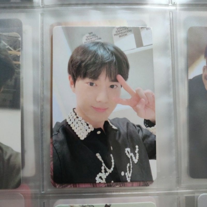 EXO suho Junmyeon yizhiyu yzy pob album greysuit grey suit rare photocard pc official