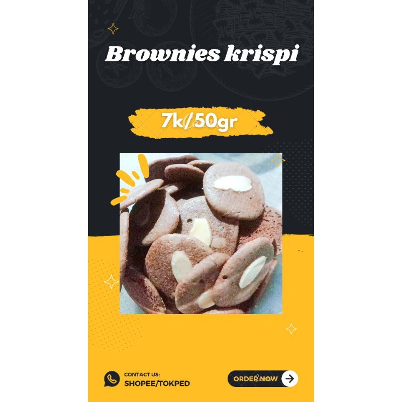 

brownies chips almond