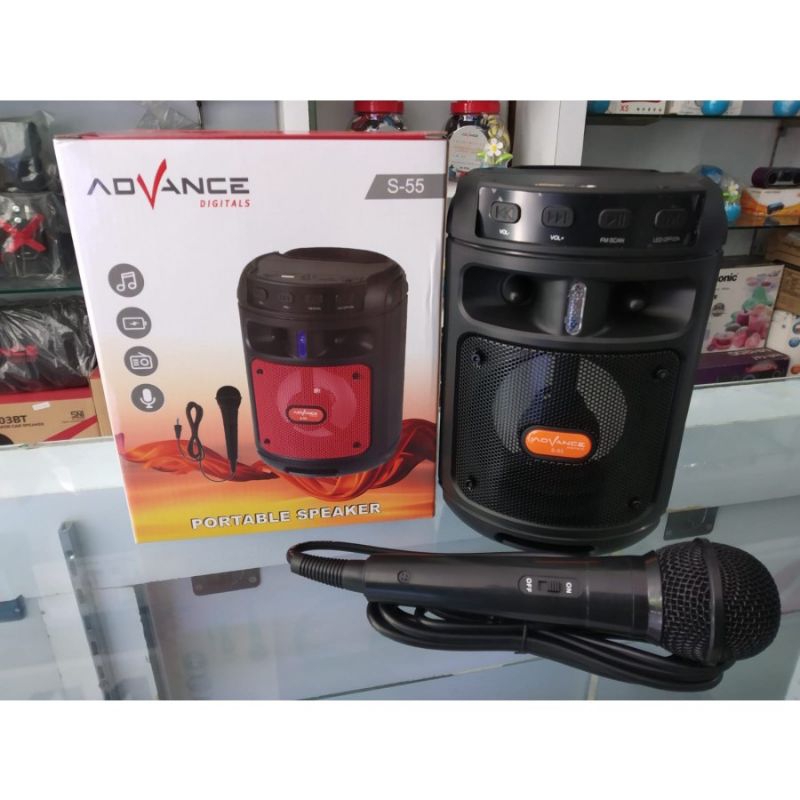 SPEAKER BLUETOOTH ADVANCE S-55 + MIC