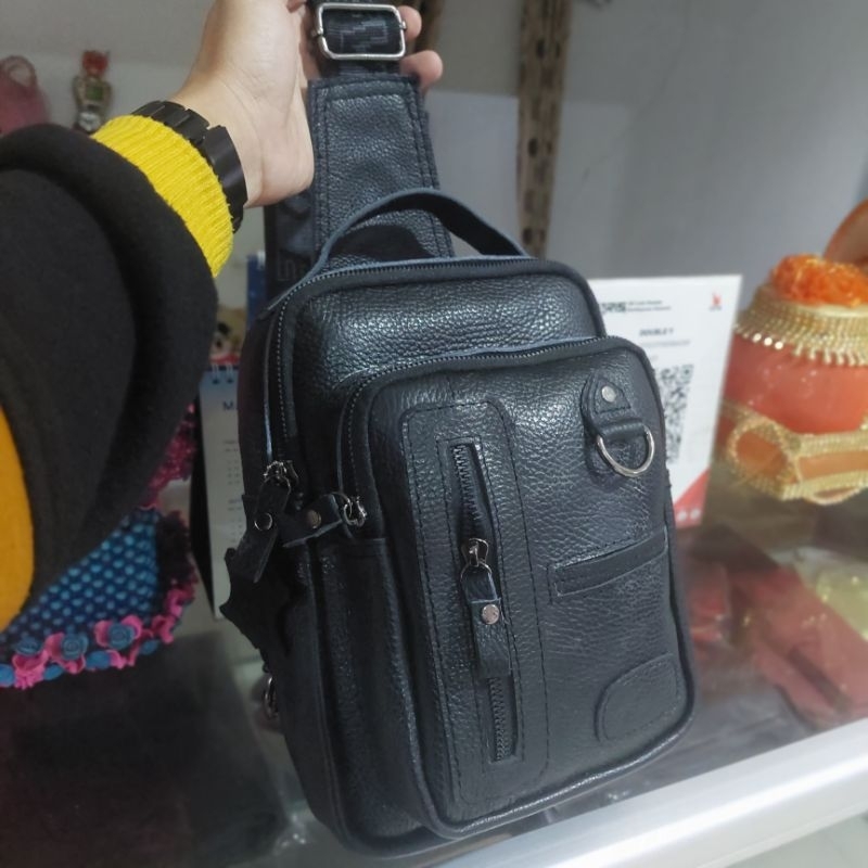 Tas kulit asli pria original 100% bisa dijinjing