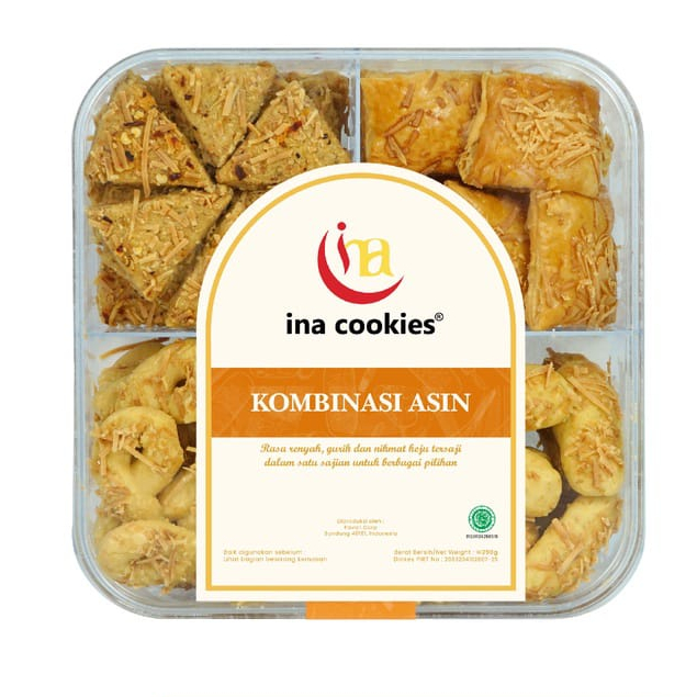 

READY STOCK Kue Kering Ina Cookies Kue Kombinasi 4 RASA