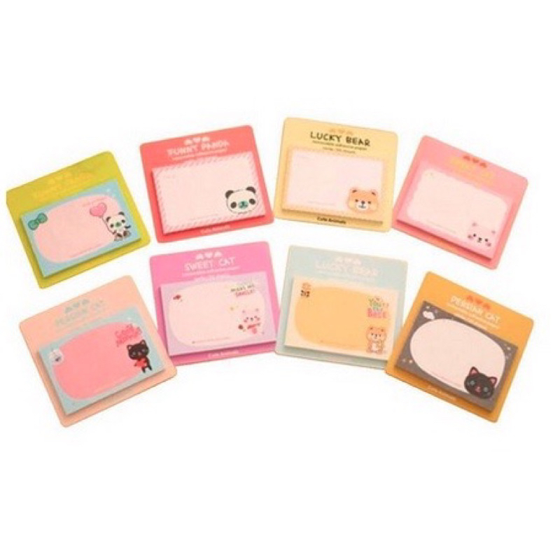 Memo Sticky Notes Karakter Murah