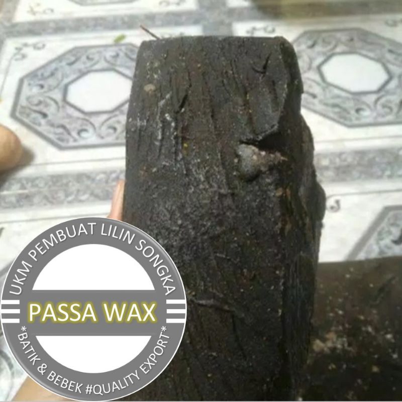 LILIN SONGKA BEBEK HITAM MALAM WAX GRADE 2 PASSAWAX PABRIK