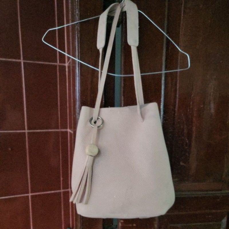 PRELOVED TOTE HOBO KULIT JERUK MANTUL / TOTE HOBO CANTIK / TOTE HOBO KULIT JERUK