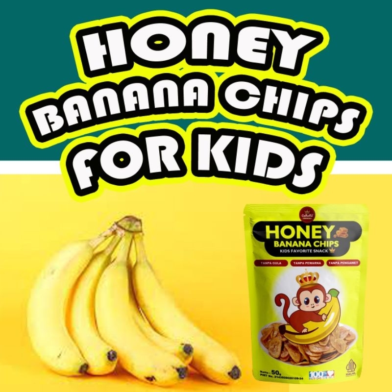 

Honey Banana Chips KIDS Carara 50g