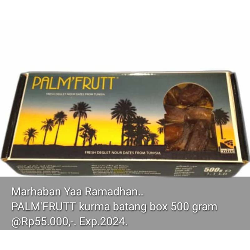 

Kurma Tangkai Palm Frutt Box 500 gram