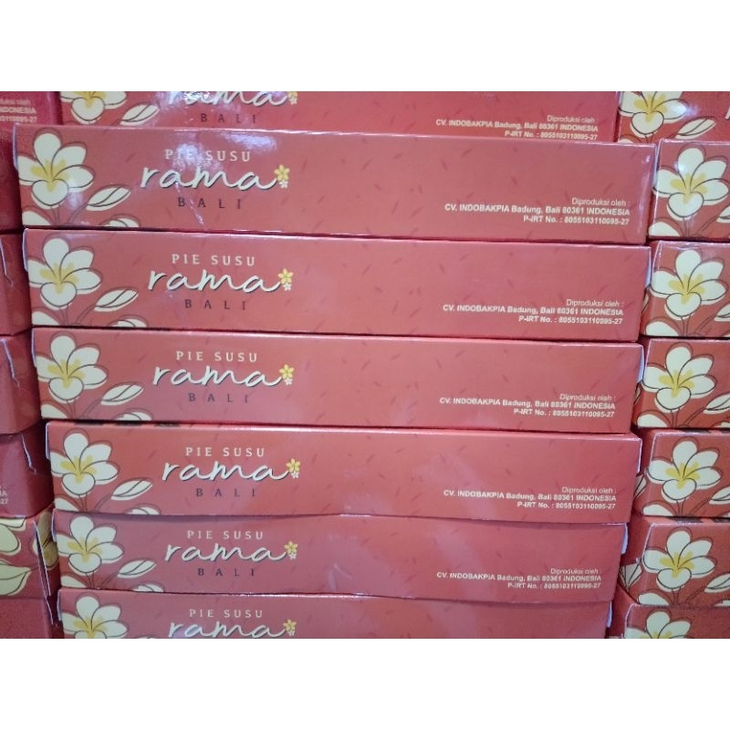 PIE SUSU RAMA ISI 6PCS RASA ORIGINAL ASLI KHAS BALI FREE BUBBLEWRAP