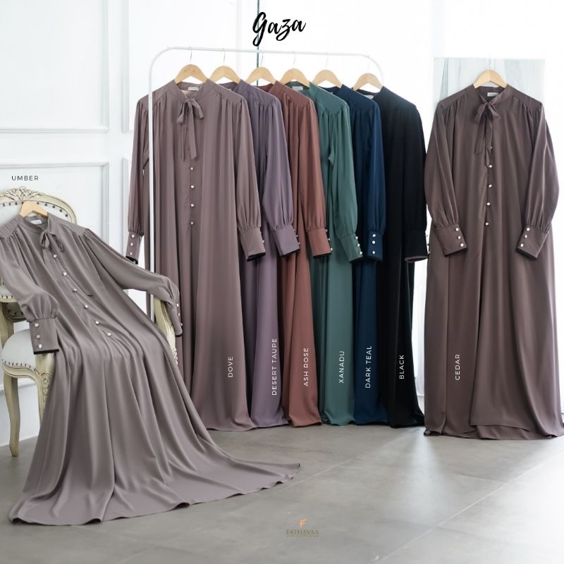 Gamis Gaza Set dewasa By Fathayaa