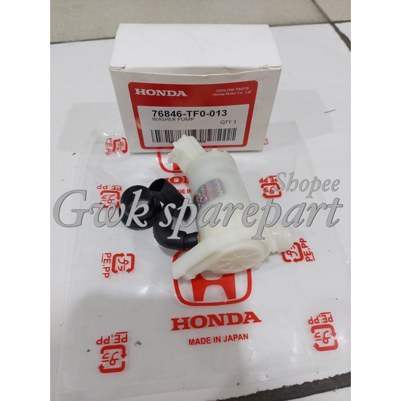 Pompa dinamo motor washer air wiper Honda Brio 2004-2016 Ori