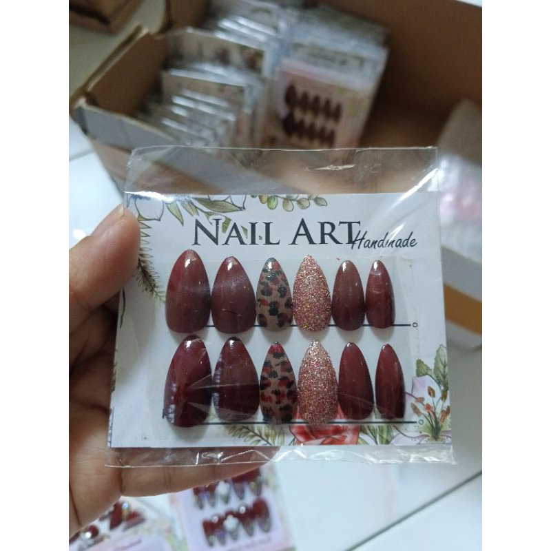 KUKU PALSU HIAS 3d NAIL ART / KUKU PERNIKAHAN