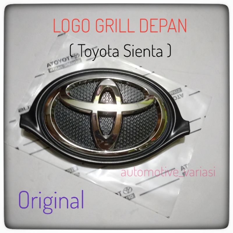 Logo Grill Sienta Logo Depan Sienta Logo Grill Kijang depan Sienta Logo Toyota Sienta