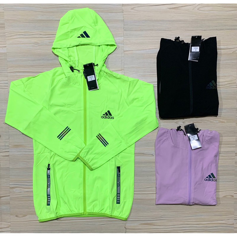 JAKET MICRO ADIDAS WANITA LADIES LENGAN PANJANG TOPI KUPLUK IMPORT RUNNING