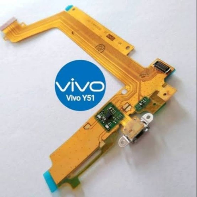 Flexibel Flexible Konektor Charger Cas Vivo Y51 Y51L Fleksibel Con TC Cas Vivo Y51