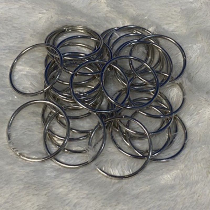 1 KG GELANG JARING IKAN DIAMETER 10 CM  / TIMAH PEMBERAT JARING / BESI PEMBERAT JARING /