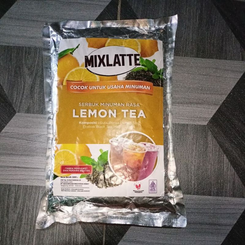 

minuman serbuk mixlatte rasa lemon tea 1000gr