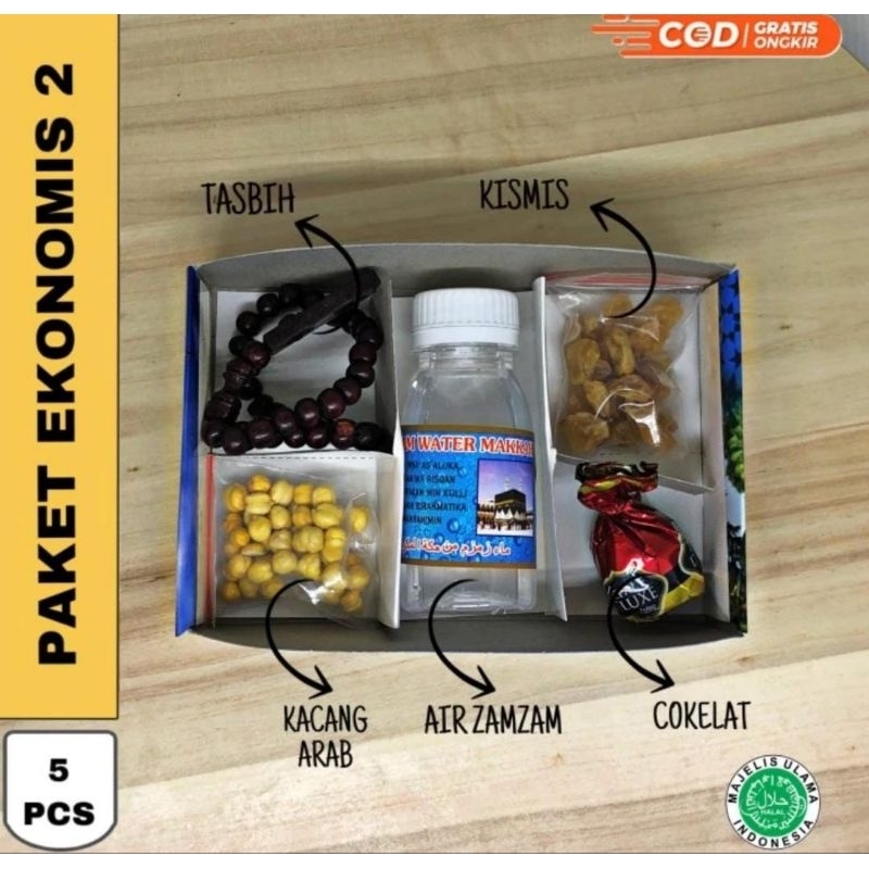

Paket Box Oleh-oleh HAJI/UMROH 5pcs