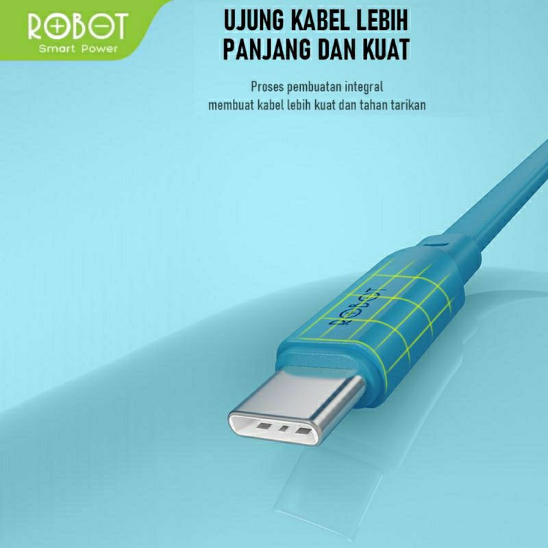 Kabel Data Robot RT-AC100 , RT-AM100 Kabel Data Type C , Micro USB Original