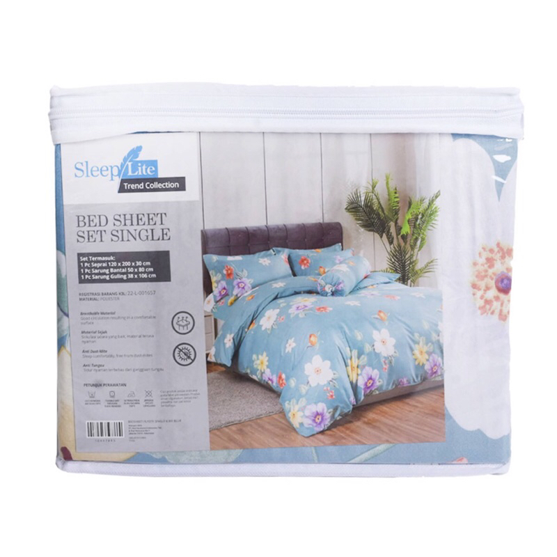 Sleeplite Kirei Seprai 3 Pcs 120 x 200 x 30cm