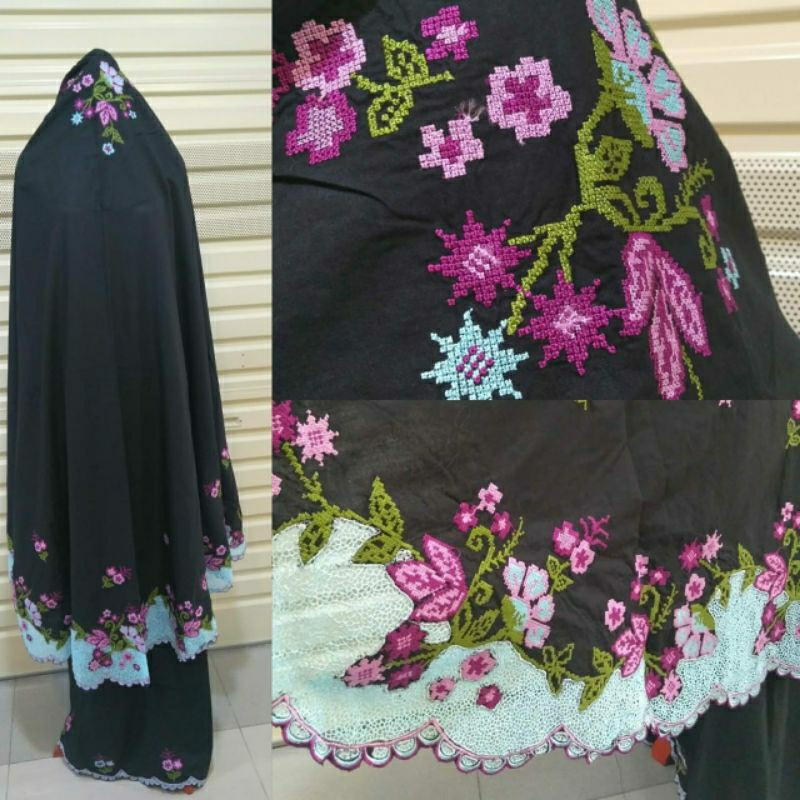 Mukena Kerancang Strimin #mukenakerancang #mukenamahar #mukenakerancangsutera #mukenacantik #mukenag