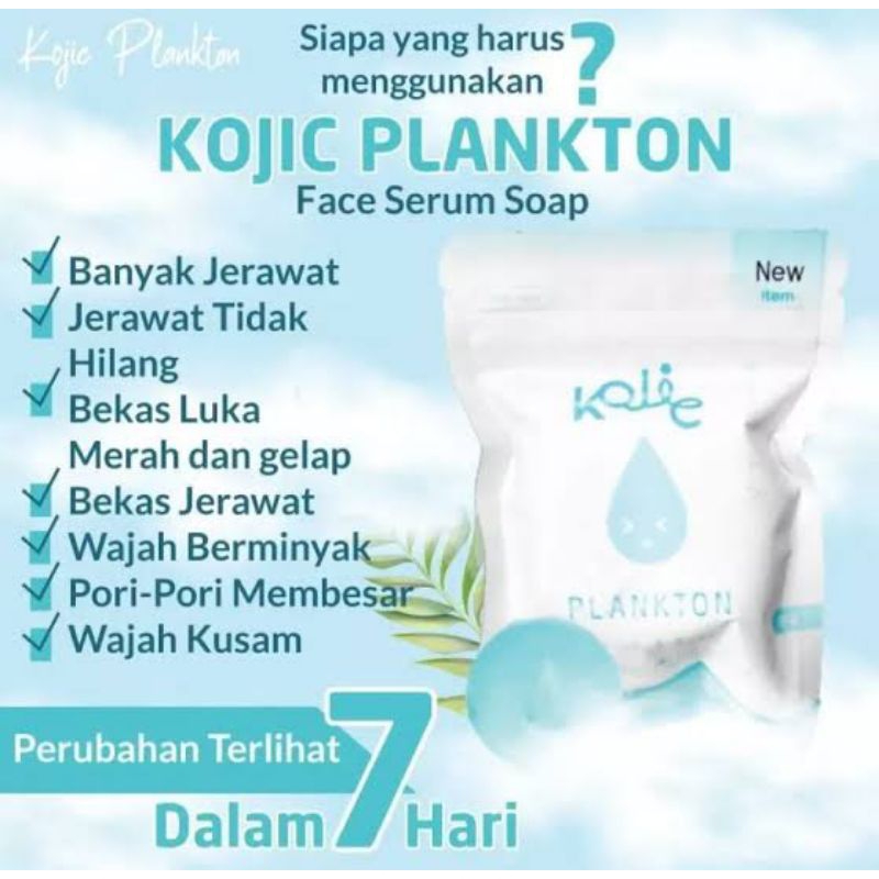 SABUN KOJIC PLANKTON BRIGHT &amp; GLOW 40gr 90gr