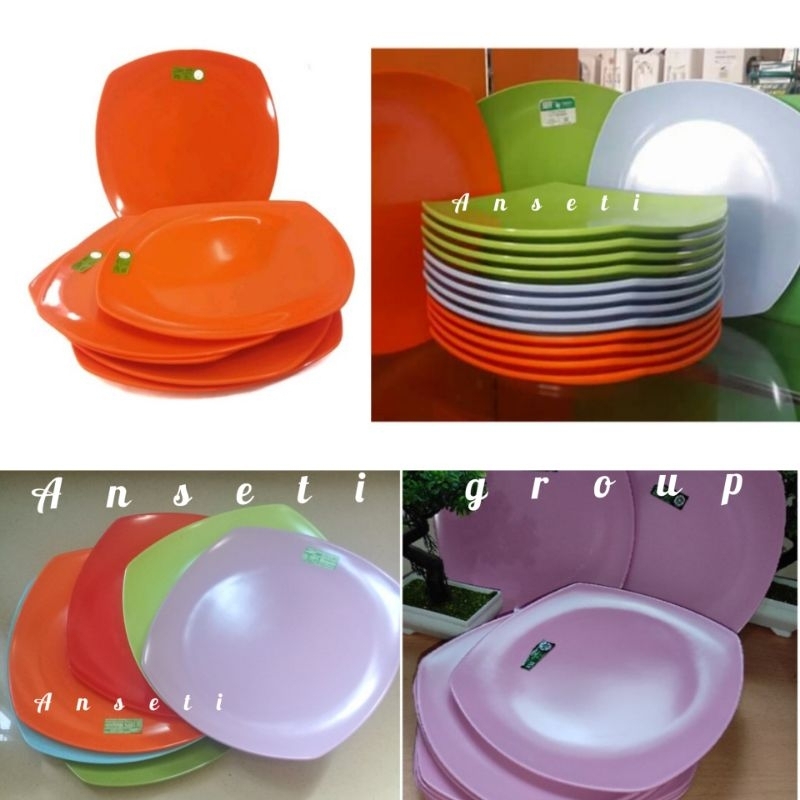 PIRING MELAMIN GOLDEN FLYING FISH/PIRING MAKAN MELAMIN SEGI GOLDEN FLYING FISH 9INCH P-0904 COD