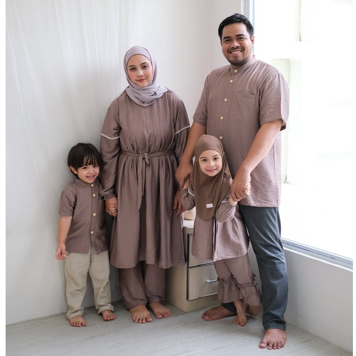 Senandung Raya Set Eid Series Baju Lebaran keluarga couple anak cewek cowok ayah ibu laki perempuan 