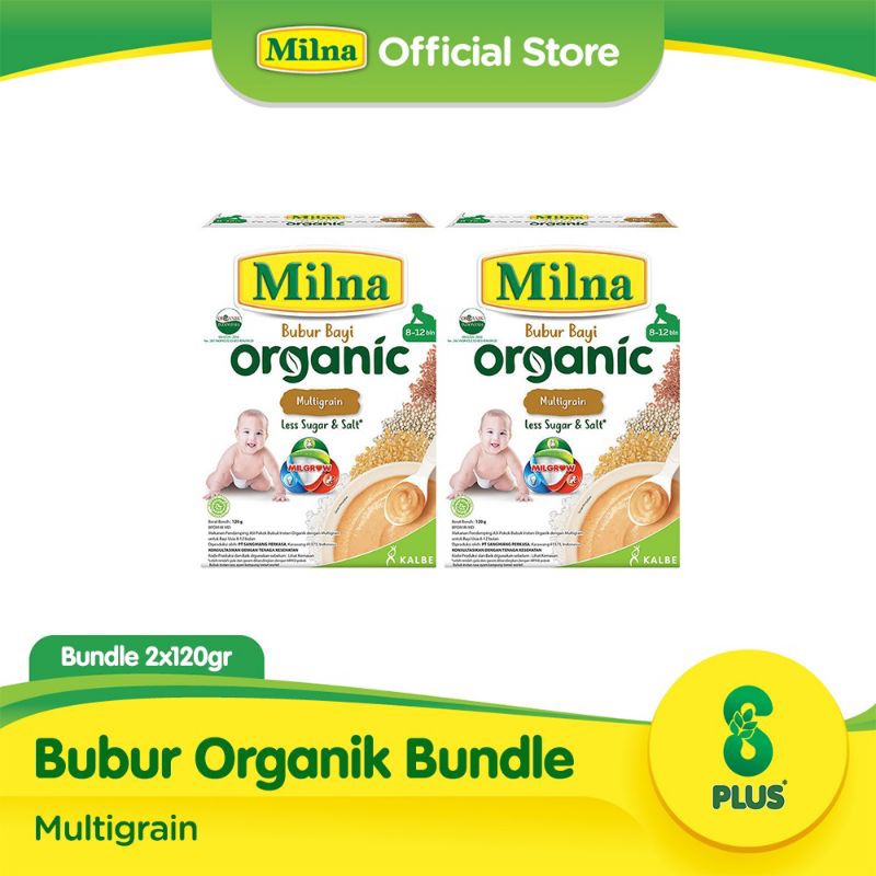 MILNA BUBUR BAYI ORGANIC 8+ MONTH