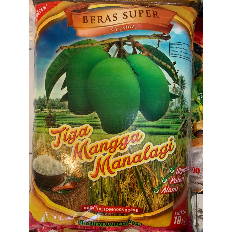 

beras tiga mangga manalagi 10kg