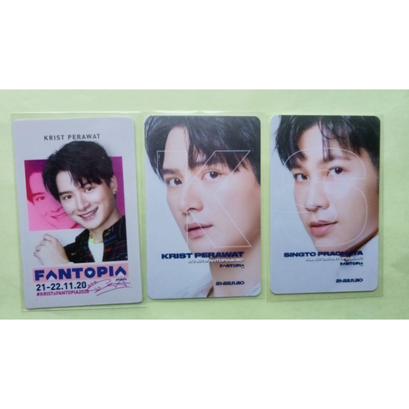 Fantopia card Krist deck B, Krist deck C, Singto deck C