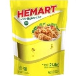 Minyak goreng hemart 2 liter