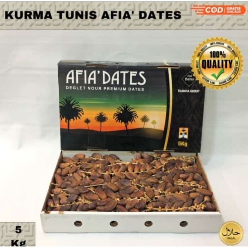 

Kurma Tunisia Tangkai Original Ukuran 1kg