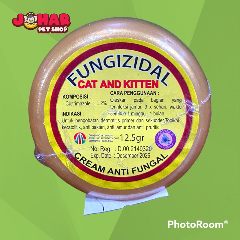Fungizidal cat and kitten salep anti jamur fungal bakteri kucing
