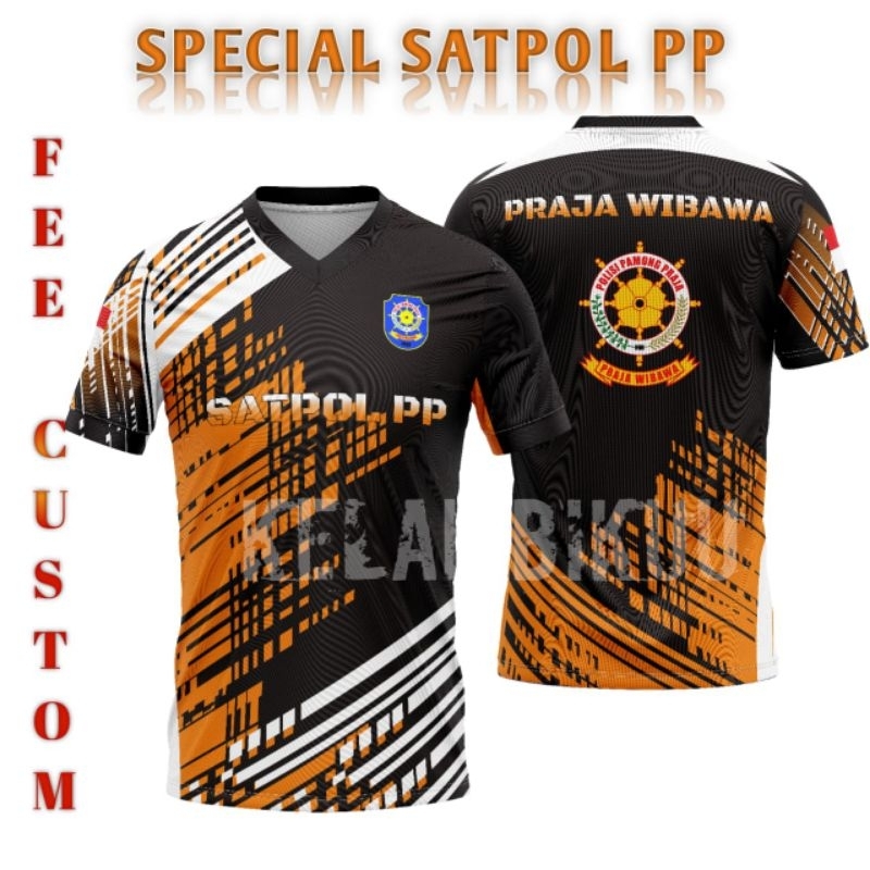 JERSEY SATPOL PP PRINTING TERBARU/BAJU KAOS SATPOL PP MURAH/JERSEY POL PP CUSTOM TERBARU